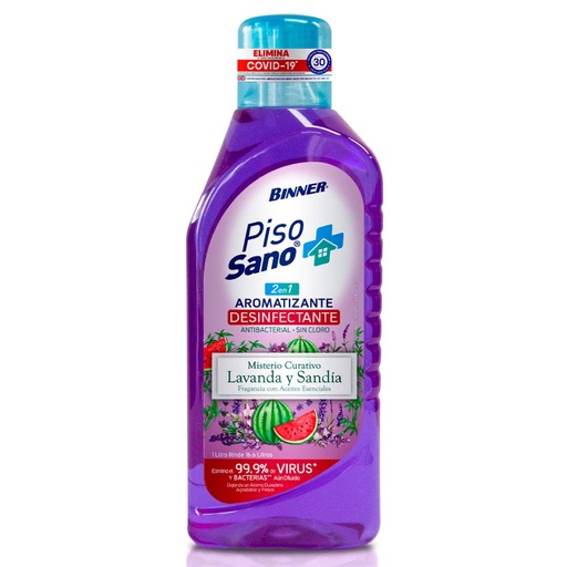 [16441] DESINFECTANTE PISO BINNER LAVANDA/SANDIA 1LT (206675)