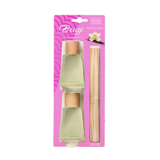 [19236] DUO PACK PALITOS RATTAN  2 DELICIAS DE VAINILLA