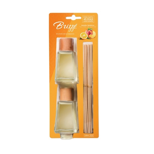 [19238] DUO PACK PALITOS RATTAN PASION TROPICAL