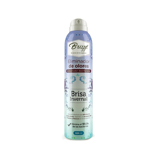 [19775] ELIMINADOR DE OLORES BRISA INVERNAL 320ML BRIZZE