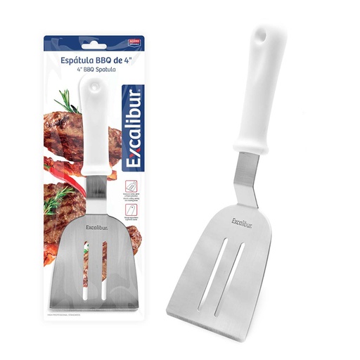 [17452] ESPATULA BBQ 4 PULG ANCHA EXCALIBUR