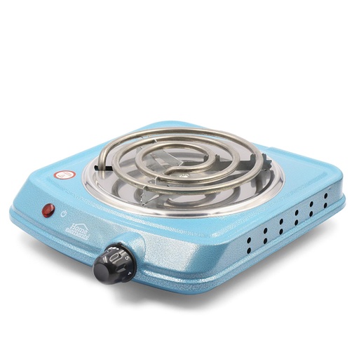 [17784] ESTUFA ELECTRICA 1 PUESTO AZUL TURQUESA HOME ELEMENTS 1.000W