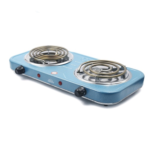 [16855] ESTUFA ELECTRICA 2 PUESTOS AZUL HOME ELEMENTS