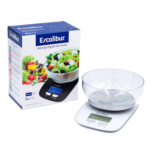[17514] GRAMERA DIGITAL COCINA RECIP 5KG PRONTO