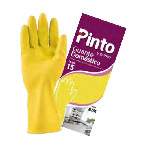 [18802] GUANTE DOMESTICO TALLA 8 CAL 15 PINTO