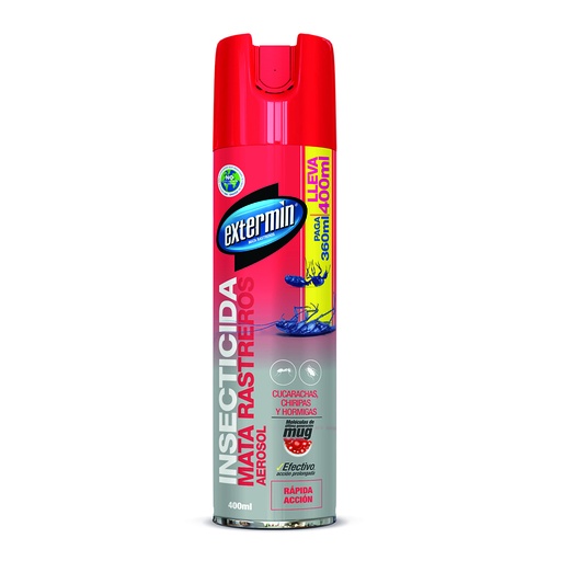 [19242] INSECTICIDA AEROSOL MATARASTREROS PAGUE 360 LLEVE 400-  EXENTO IVA