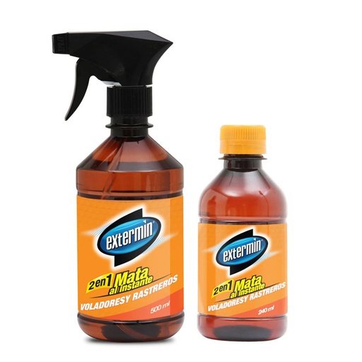 [19245] INSECTICIDA LIQUIDO MULTIPROPOSITO 500ML + 240ML PE EXTERMIN