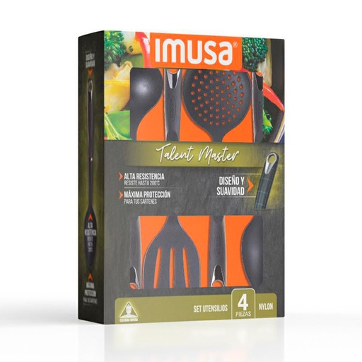 [18612] JUEGO 4 UTENSILIOS TM IMUSA
