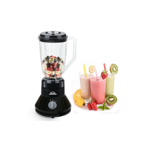 [16691] LICUADORA 2 VEL NEGRA PULSO PICATODO HOME ELEMENTS