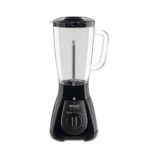 [16873] LICUADORA POWERMIX 8 VEL 2 LTS NEGRA IMUSA