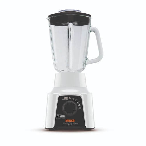 [17280] LICUADORA POWERMIX GLASS 5V BL IMUSA