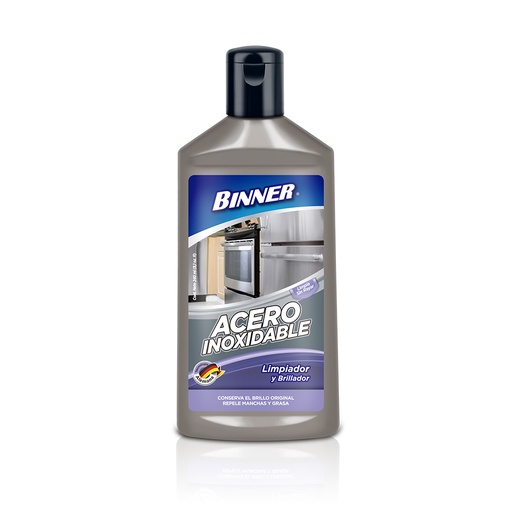 [19055] LIMPIADOR Y BRILLADOR BINNER ACERO INOXIDABLE 240ML BINNER