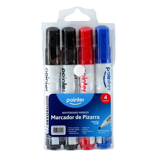 [17543] MARCADOR BORRABLE X 4 PZ COL POINTER