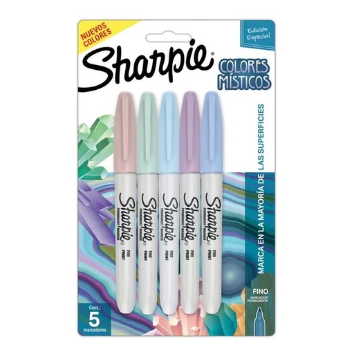 [19855] MARCADOR SHARPIE FINE MISTICO X5 NEWELL