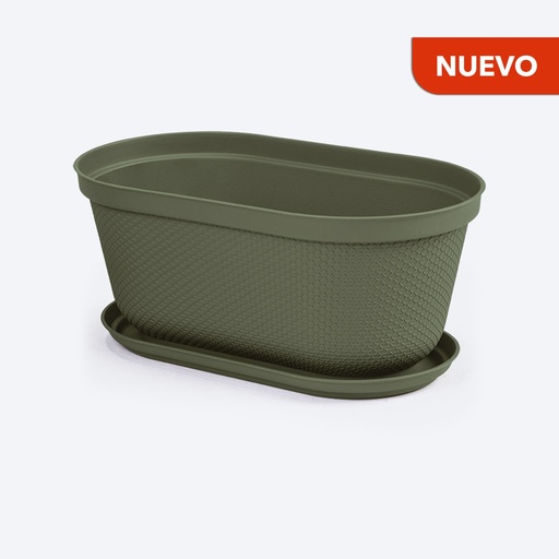 [19015] MATERA OVAL RAFIA 40CM VD MG RIMAX