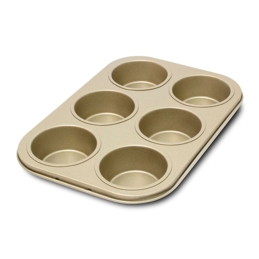 [19570] MOLDE DSGN NON  STICK X 6 MUFFINS ILKO