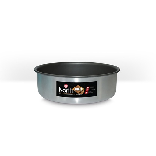 [18875] MOLDE TORTA NORTH REDONDO 1/4 LB NORTH-PRO