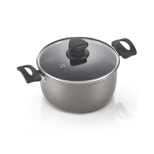 [17169] OLLA 20 CM 3 LTS TAPA VIDRIO TALENT IMUSA