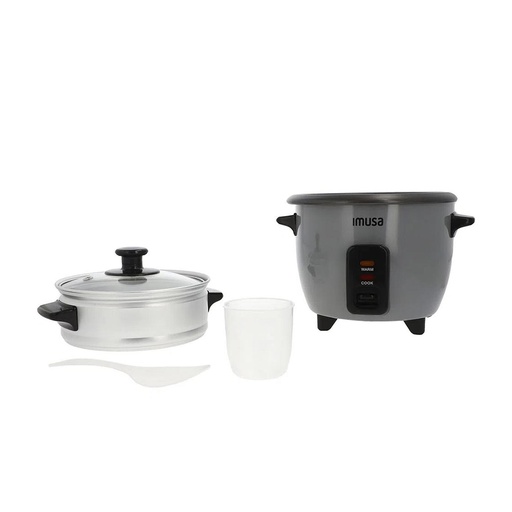 [16916] OLLA ARROCERA 8 TAZAS GRIS IMUSA