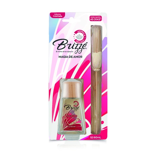 [19247] PALITOS DE RATTAN BRIZZE MAGIA DE AMOR 60ML