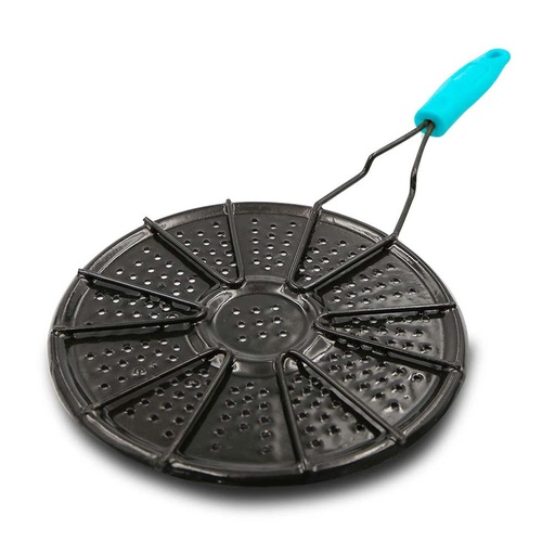 [16687] PARRILLA ASAR AREPAS MANGO COLOR 19 CM HOME ELEMENTS