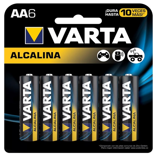 [19166] PILA AA ALKALINA X 6 VARTA