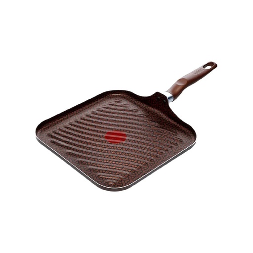 [17045] PLANCHA CON VENAS ANTIADHERENTE DELUXE IMUSA