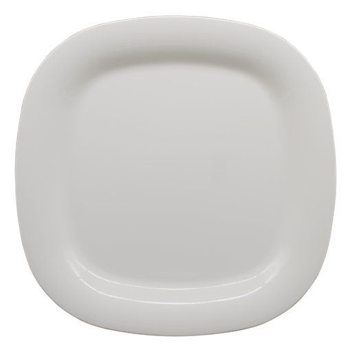 [18415] PLATO CUADRADO CON CURVA PEQUENO SABANA