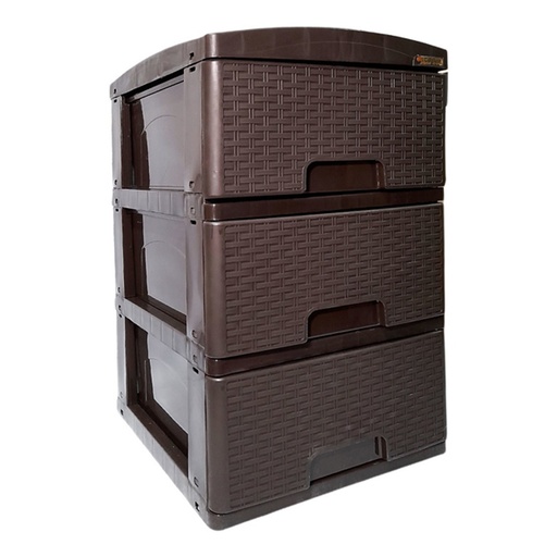 [18757] PRACTIMUEBLE GRD X 3 RATTAN - WENGUE