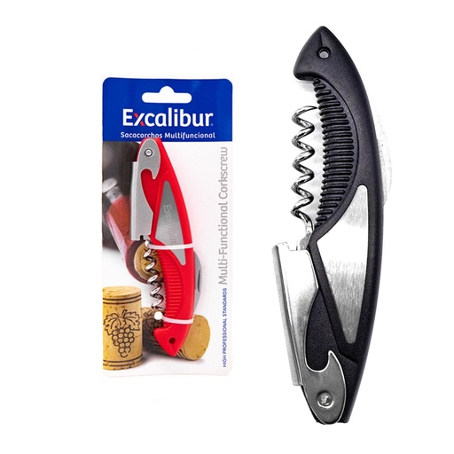 [17455] SACACORCHOS MULTIFUNCIONAL EXCALIBUR