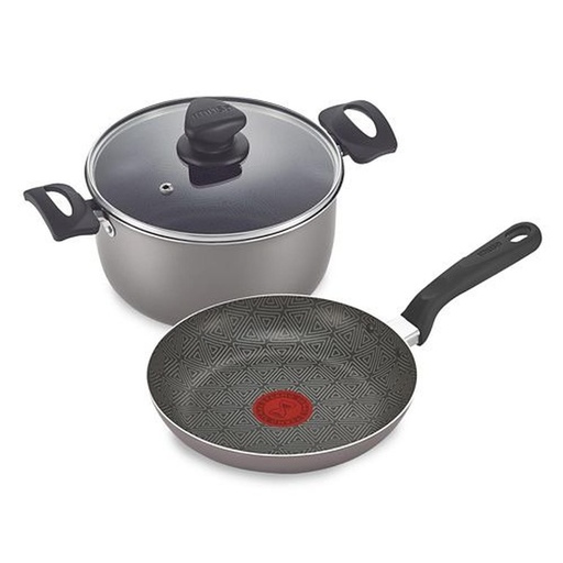 [16824] SET OLLA 20 CM TAPA VIDRIO + SARTEN 20 CM IMUSA
