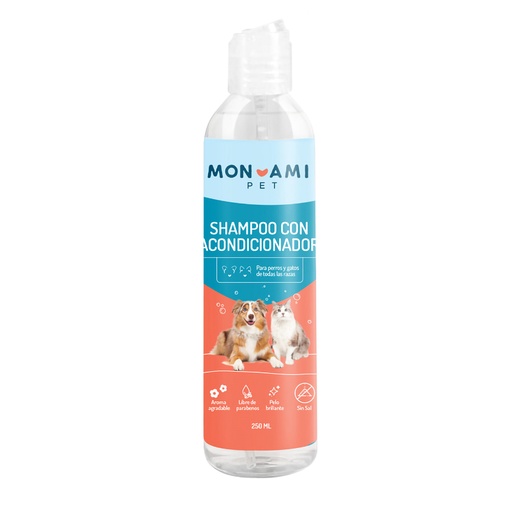 [19353] SHAMPOO CON ACONDICIONADOR 250 ML MON AMI