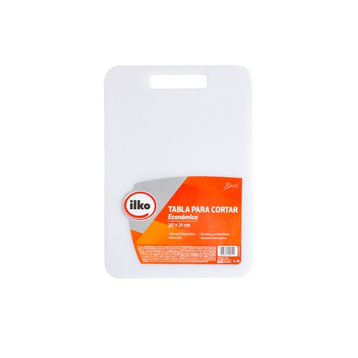 [17958] TABLA CORTAR PLASTIC BASIC 21X30CM ILKO