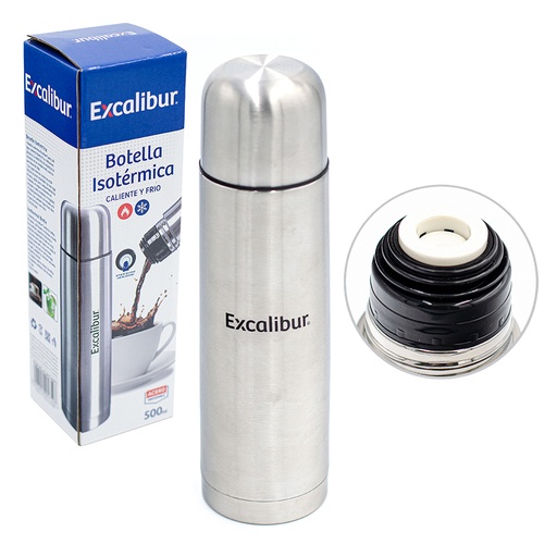 [17518] TERMO ISOTERMICO 500 ML VIAJERO EXCALIBUR