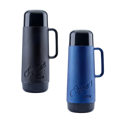 [17304] TERMO LISO 1 LTS NEGRA-AZUL