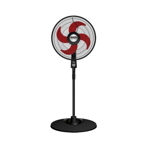 [17870] VENTILADOR TURBO POWER PEDESTAL NEGRO / ROJO IMUSA
